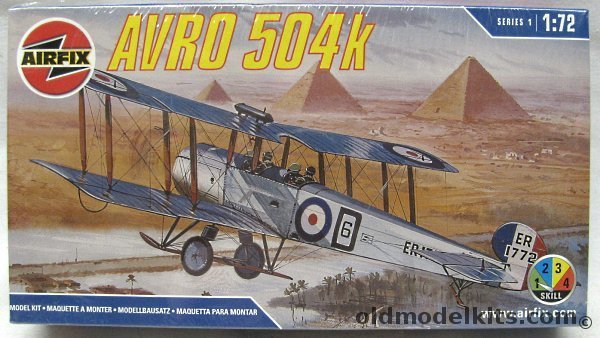 Airfix 1/72 Avro 504K, 01048 plastic model kit